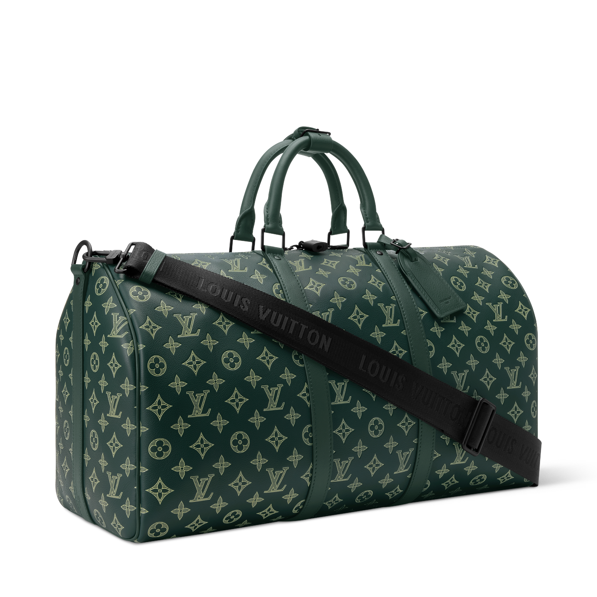Keepall Bandoulière 50 Monogram Shadow - Men Bags | LOUIS VUITTON